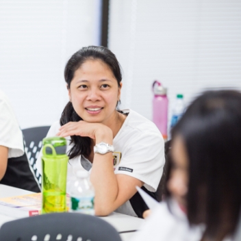 Nursing Student Smiling